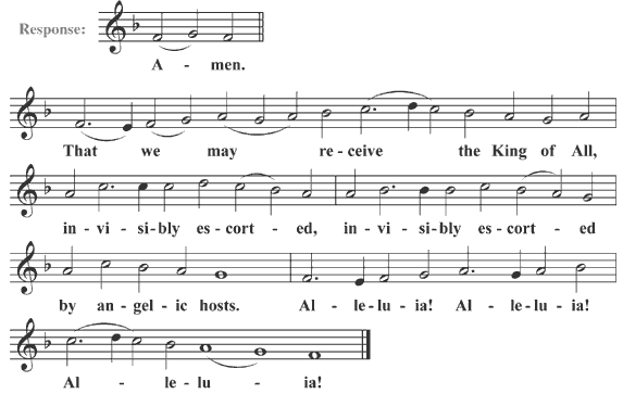 Cherubikon A, second part
