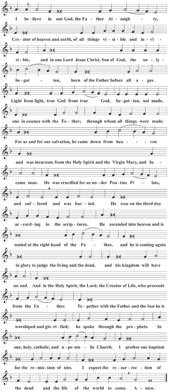 The Symbol of Faith B