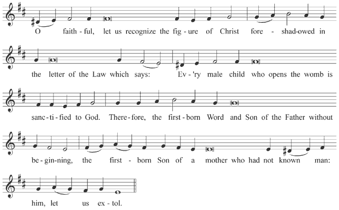 Kontakion of the Resurrection - tone 1