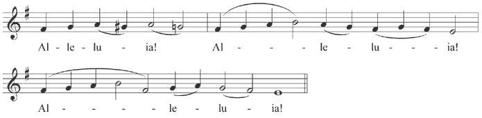 Alleluia in tone 2