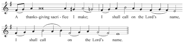 Prokeimenon of Thanksgiving Day