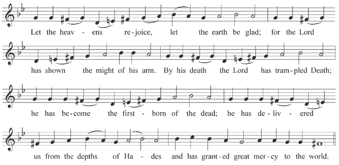 Troparion of the Resurrection - tone 3