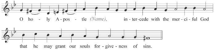 Troparion of an apostle