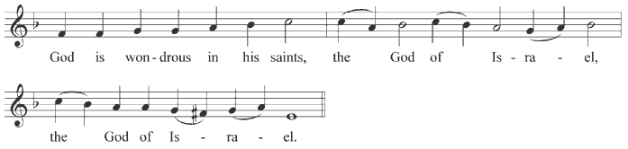 Prokeimenon of All Saints