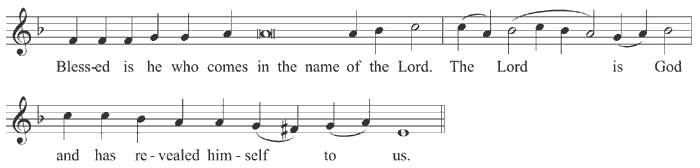 Prokeimenon of Palm Sunday / Theophany