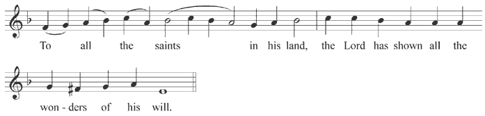 Prokeimenon of martyrs