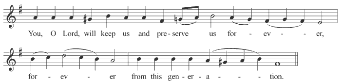 Prokeimenon of the Resurrection - tone 5