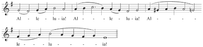 Alleluia in tone 7
