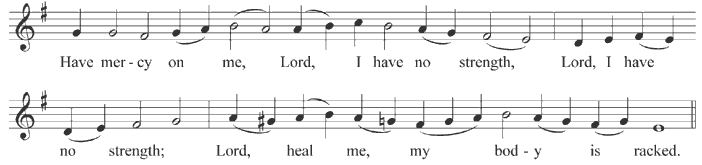 Prokeimenon for the sick