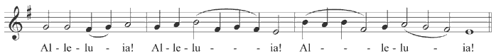 Alleluia in tone 8