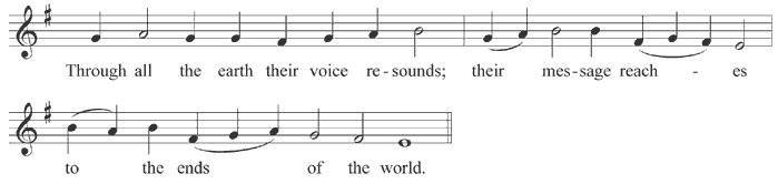 Prokeimenon of apostles, and Pentecost
