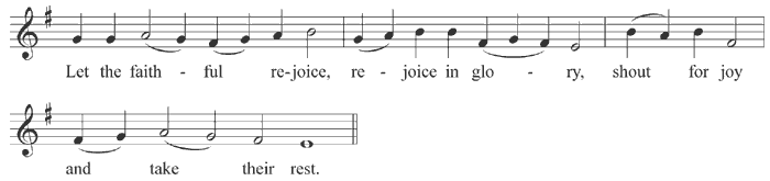 Prokeimenon of venerable martyrs