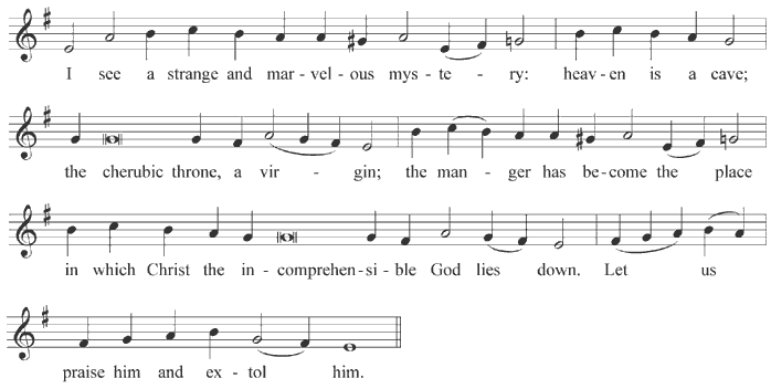 Kontakion of the Resurrection - tone 1