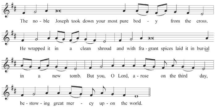 Tone 1 Sunday troparion